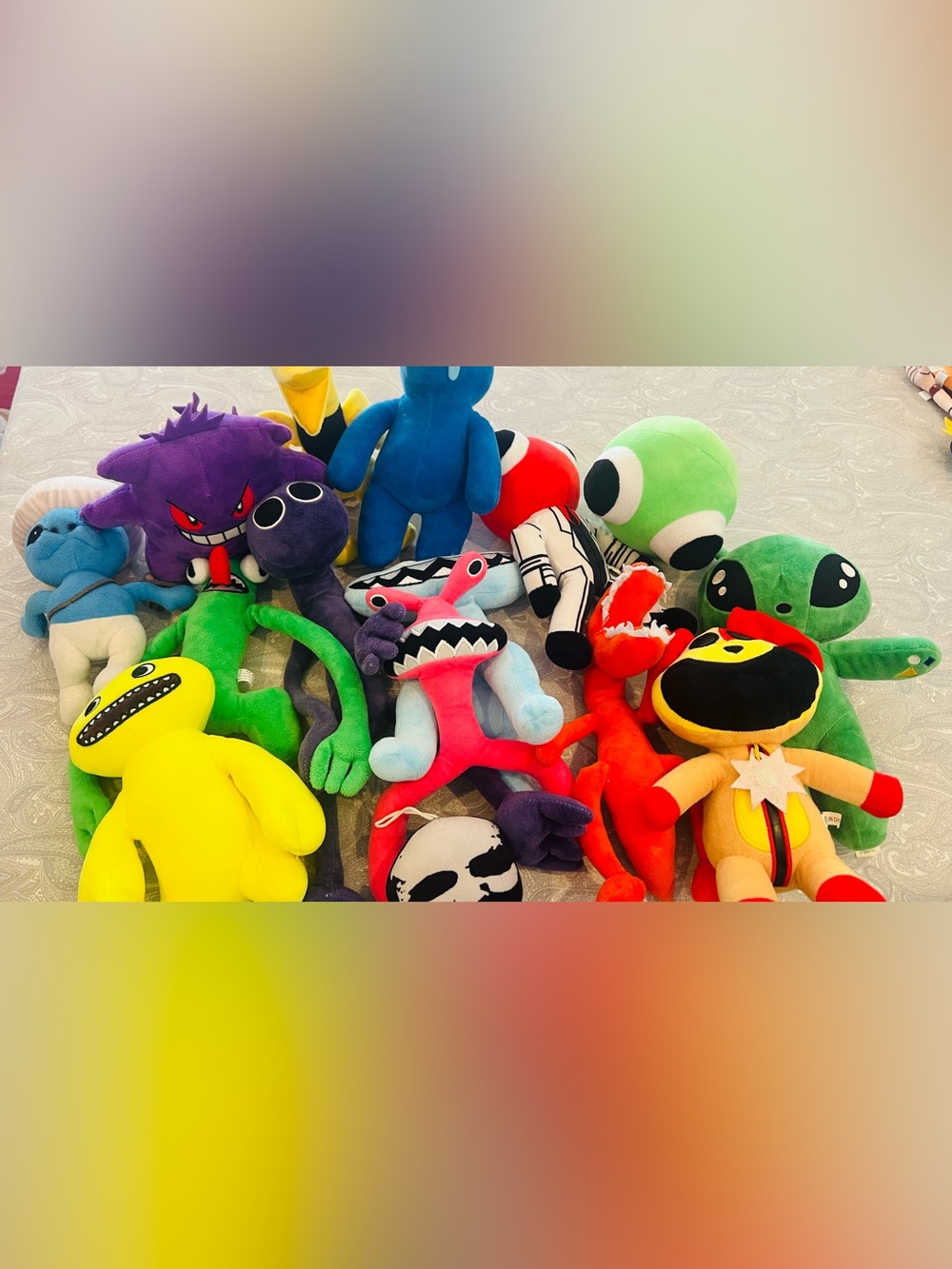 Green Alien Plush Toy - Soft Bright Green Stuffed Character